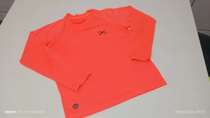 Camisa protecao solar UV infantil