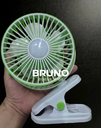 Mini Ventilador Portátil de mesa com presilha
