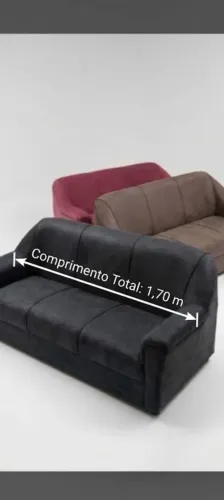 Sofá 3 lugares novo somente uma peça tenho várias cores