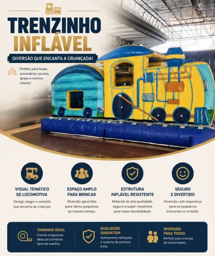 Trenzinho para eventos 