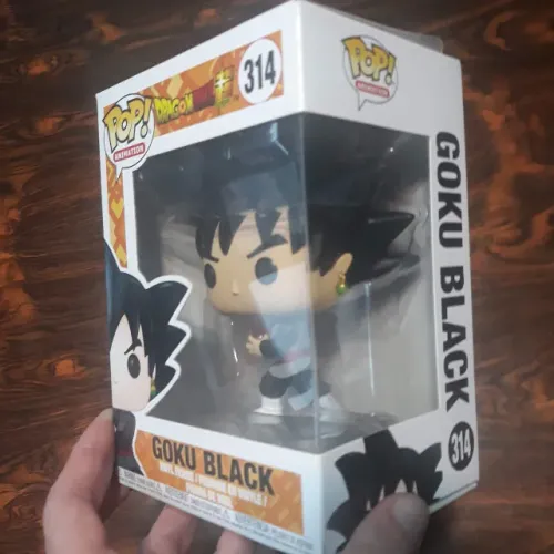 Boneco Goku Black Pop! 314 DragonBall Funko - Na caixa SEM USO