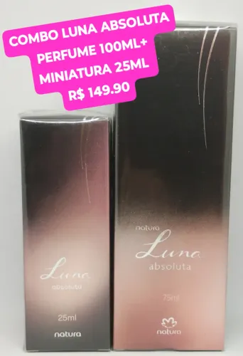 LUNA ABSOLUTA COMBO PERFUME 75ML+MINIATURA 25ML R$ 149,90
