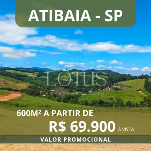 LOTES EM ATIBAIA SEM BUROCRACIA