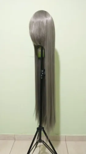 Peruca Cinza Cosplay