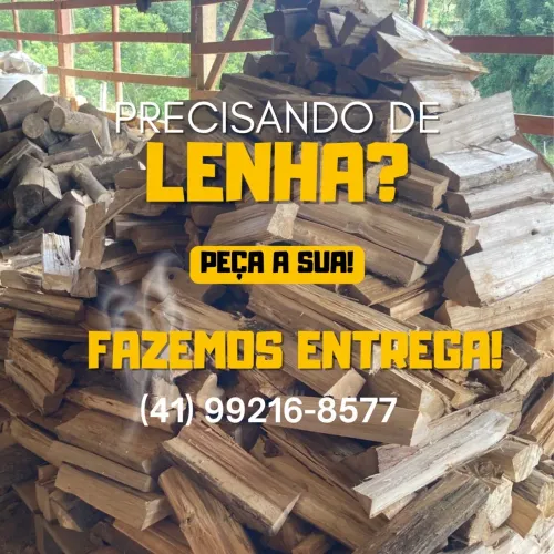 Lenha de eucalipto frio chegando 