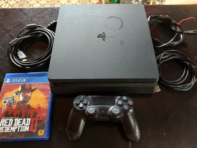 PS4 Slim 1TB semi novo