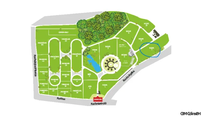 Jazigo Cemitério Parque da Colina - Belo Horizonte - Duas Gavetas