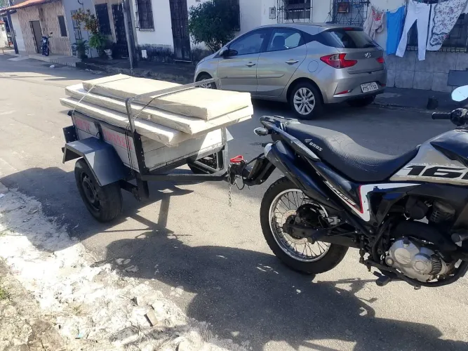 carretinha pra moto e carro