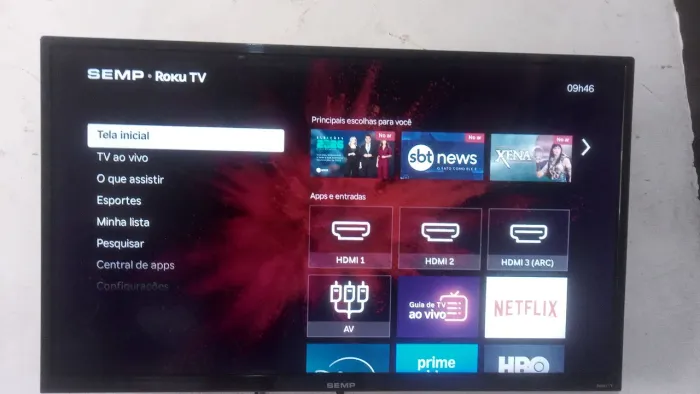 Vende-se uma TV smart 32 polegadas Roku TV