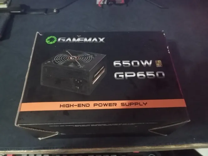 Fonte gamemax GP650W 80 plus bronze