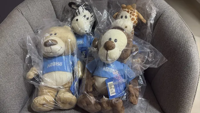 Urso de Pelúcia Personagem Macaco/Urso/Girafa/Zebra