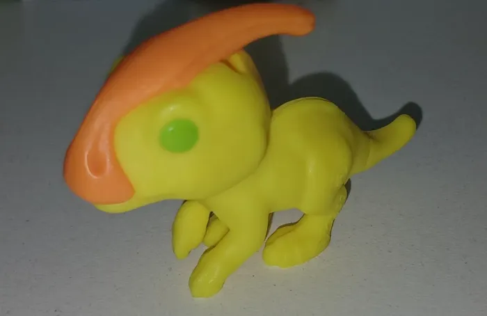 BONECO MINIATURA KINDER OVO PARASSAUROLOFO JURASSIC PARK WORLD