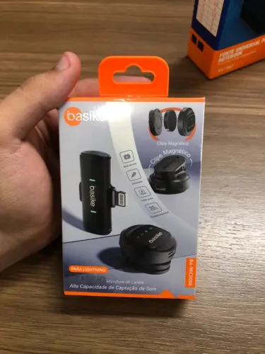 MICROFONE DE LAPELA LIGHTNING BA-MIC0006