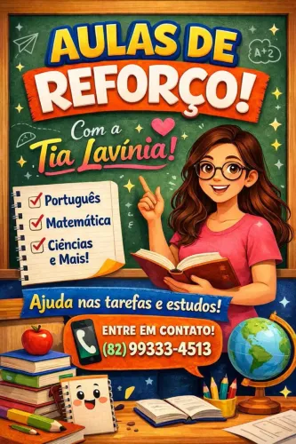 Aulas particulares de reforço