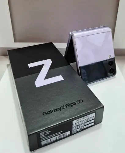 Samsung Galaxy Z Flip3 5G Rosa + Carregador e NF (Leia a descrição)