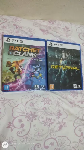 2 jogos PS5 lacrados - leia a descrição -