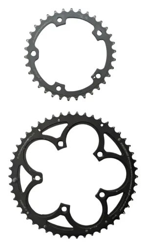 Par Coroa Campagnolo Super Record 50x34 5-Parafusos BCD 110