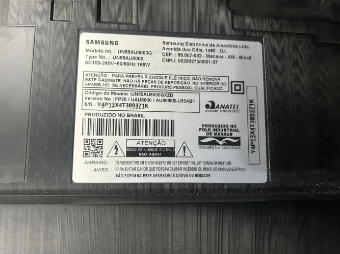 Smart TV Samsung 55? polegadas crystal ( com defeito )