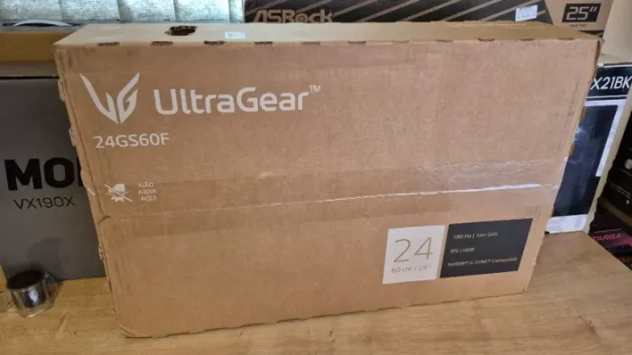 Monitor 24 LG UltraGear, 180Hz, 1ms, FHD, novo, lacrado, com garantia!