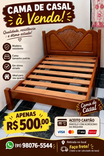 Cama de Casal Madeira