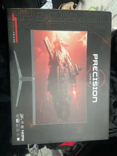 monitor PCYES Precision Ultra V3, com 180 Hz, 1 ms, Full HD e HDMI