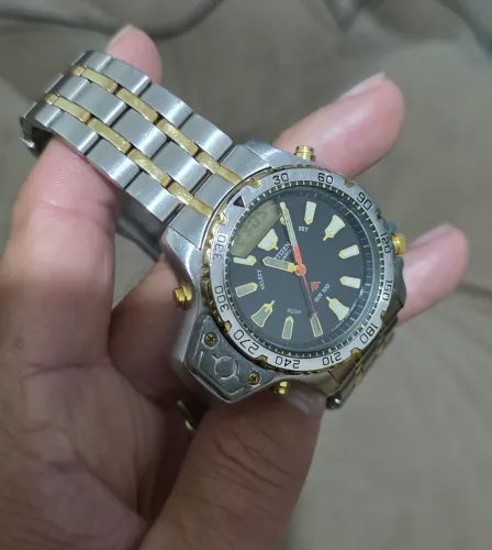 Relogio Raro Citizen altimeter 