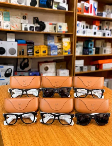 Óculos Ray-Ban Meta 2 Wayfarer Matte Black Lente Polarizada Grafite Loja física em BH