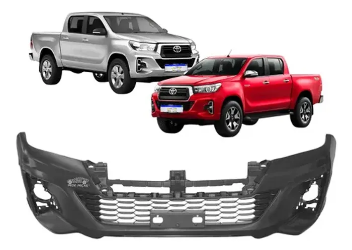 Parachoque Toyota Hilux Sr Srv Srx 2018 2019 2020 Novo Preto