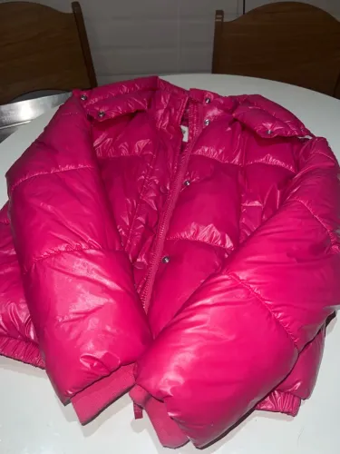 Jaqueta puffer rosa pink 