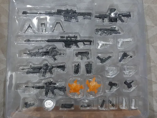 Pack de Armas BJ China para Figuras de Ação Action Force GI Joe Classified Marvel Legends