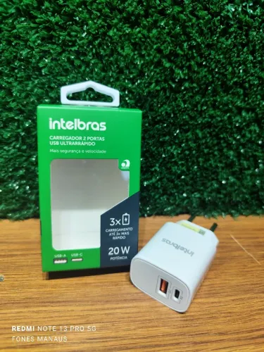 CARREGADOR INTELBRAS USB/USB-C POWER 20W?<br>