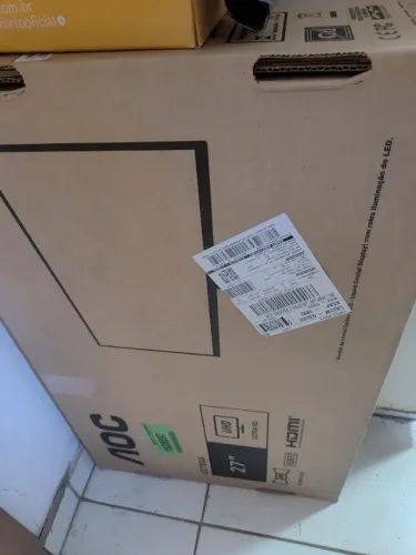 Monitor AOC 27 Polegadas 4K Ultra HD Tela IPS U27B3A Lacrado