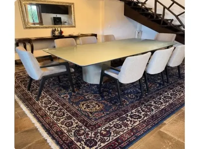 Mesa de Jantar Breton + 8 Cadeiras ? 2,40x1,20m