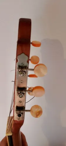 Violão 7 cordas Luthier aço/nylon antigo