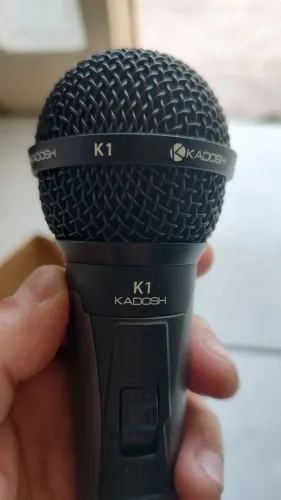 Microfone Kadosh novo + Cabo P10 6M
