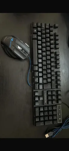 Teclado gamer tomate + mouse gamer 7d-kit barato