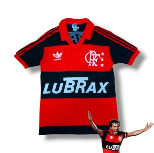 CAMISA DO FLAMENGO 1988 - ORIGINAL DA ÉPOCA - Nº 10