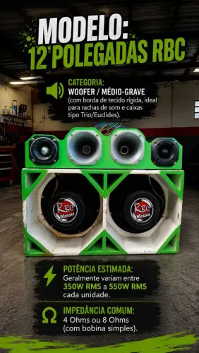 CAIXA DE SOM AUTOMOTIVA
