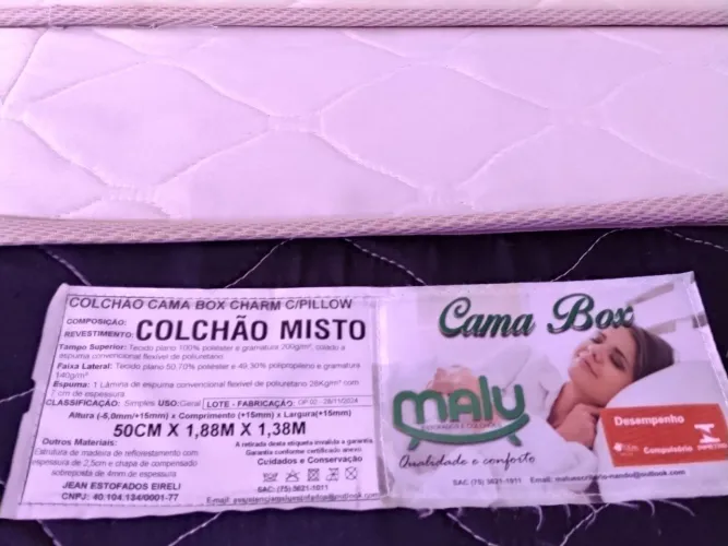 Cama boxe de casal