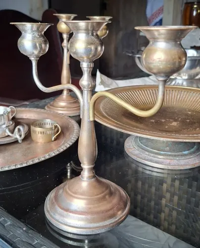 Conjunto de Utensílios Antigo Cristofoli Prata 90