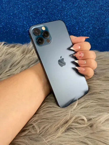 ?IPHONE 12 PRO/*128GB* ?AZUL ?85% ?R$1.999,00