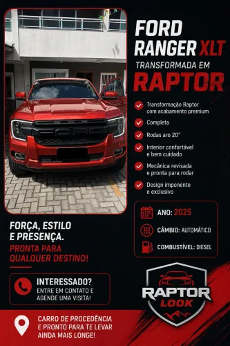 Ford Ranger XLT 3.0 V6 4X4 CD TB Die. Aut. 2025