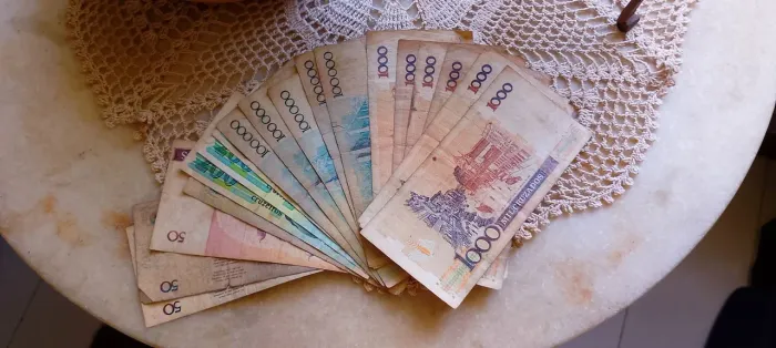 cédulas para coleção 