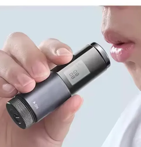 Bafômetro Baseus Digital carro moto etc segurança Testador Bebida Alcoólica