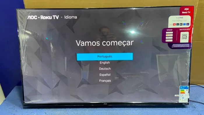 Tv Roku 50 polegadas na caixa!