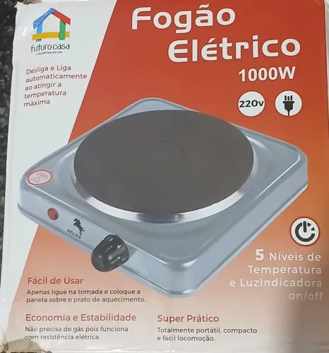 Fogão elétrico 1000w