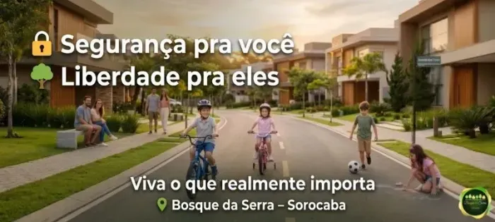 Viva perto da cidade, mas com o silêncio que você merece..