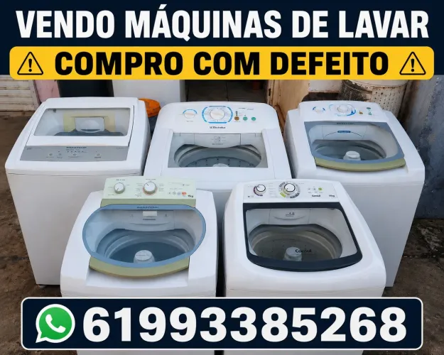 Vendo máquinas de lavar.