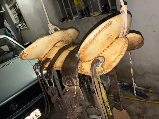 Vendo arreio lombinho extra de Bao bem novo com todas as argolas trancadas 