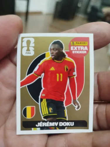 Figurinha copa do mundo extra ouro